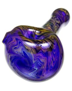 24kt-gold and silver fumed pipe