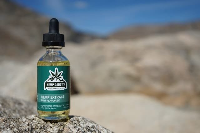 CBD in bottle